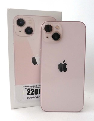 Lot 2201 - iPhone 13 128GB Pink with box