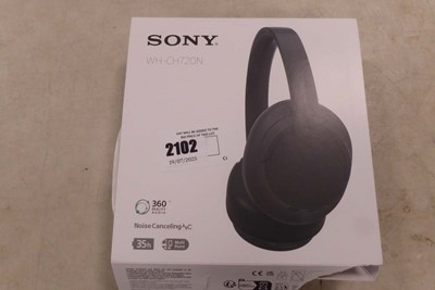 Lot 2102 - Boxed pair of Sony WH-CH720N noise cancelling...