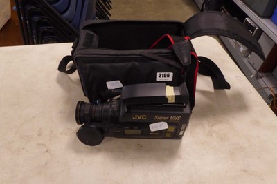 Lot 2106 - JVC Super VHS camcorder in case with accessories