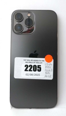 Lot 2205 - iPhone 13 Pro Max 128GB Graphite