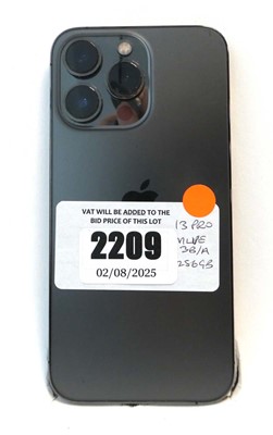 Lot 2209 - iPhone 13 Pro 256GB Graphite