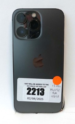 Lot 2213 - iPhone 13 Pro 128GB Graphite