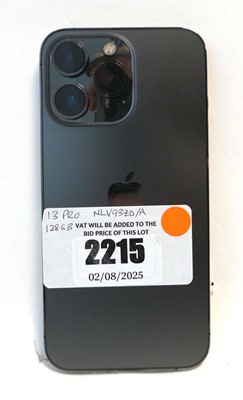 Lot 2215 - iPhone 13 Pro 128GB Graphite