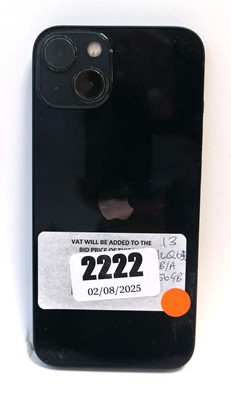 Lot 2222 - iPhone 13 256GB Blue