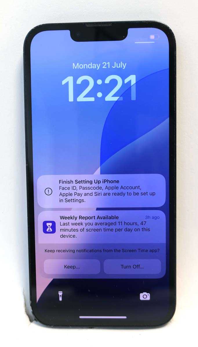 Lot 2227 - iPhone 13 128GB Blue