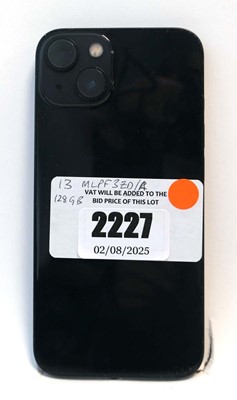 Lot 2227 - iPhone 13 128GB Blue