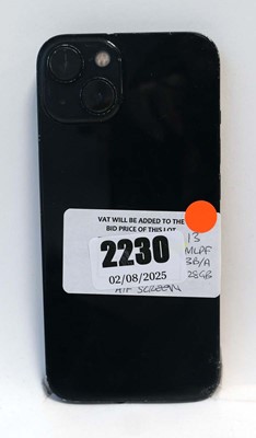 Lot 2230 - iPhone 13 128GB Blue (cracked screen)