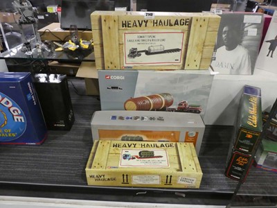Lot 2140 - 4 Corgi Heavy Haulage diecast vehicles, a...