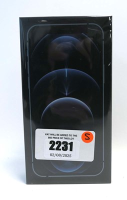 Lot 2231 - *Sealed* iPhone 12 Pro Max 128GB Pacific Blue