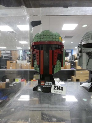 Lot 2144 - Lego Boba Fett helmet Lego number 75277