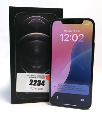 Lot 2234 - iPhone 12 Pro 128GB Graphite with box