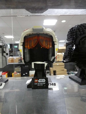Lot 2146 - Lego Luke Skywalker Red Five helmet 75327