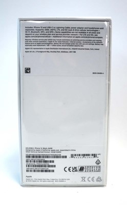 Lot 2236 - *Sealed* iPhone 12 64GB Black