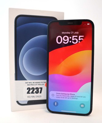 Lot 2237 - iPhone 12 128GB Black with box
