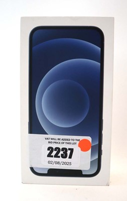 Lot 2237 - iPhone 12 128GB Black with box