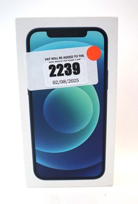 Lot 2239 - iPhone 12 64GB Blue with box