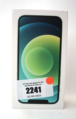 Lot 2241 - iPhone 12 128GB Green with box