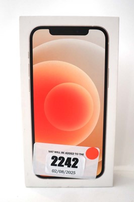 Lot 2242 - iPhone 12 128GB White with box