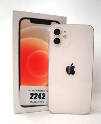 Lot 2242 - iPhone 12 128GB White with box