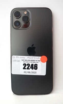 Lot 2246 - iPhone 12 Pro Max 256GB Graphite