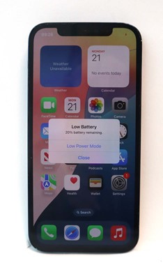 Lot 2258 - iPhone 12 Pro 128GB Pacific Blue