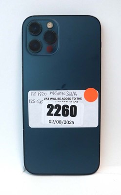 Lot 2260 - iPhone 12 Pro 128GB Pacific Blue
