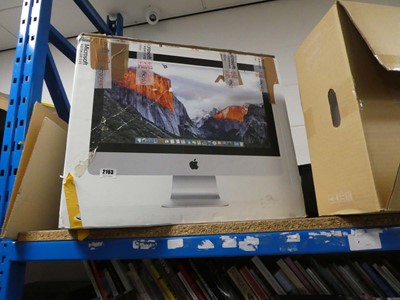 Lot 2163 - Boxed Apple iMac 21.5", serial DGKRW0L8GG7D