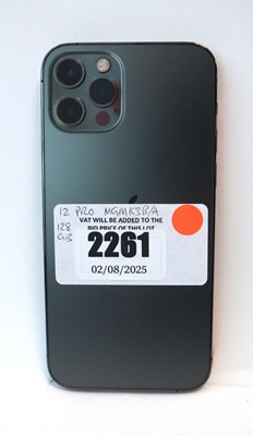 Lot 2261 - iPhone 12 Pro 128GB Graphite