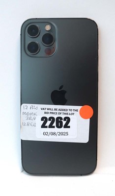Lot 2262 - iPhone 12 Pro 128GB Graphite