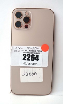 Lot 2264 - iPhone 12 Pro 128GB Gold