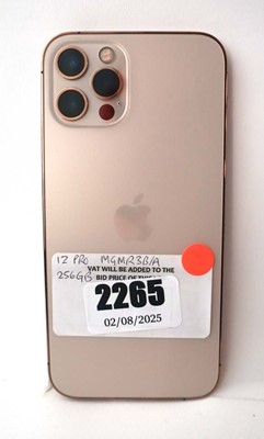 Lot 2265 - iPhone 12 Pro 128GB Gold
