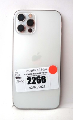 Lot 2266 - iPhone 12 Pro 128GB Silver