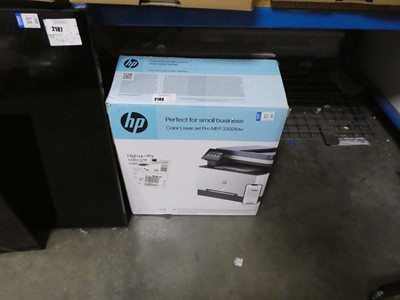 Lot 2186 - HP colour laserjet pro MFP3302FDW printer, boxed