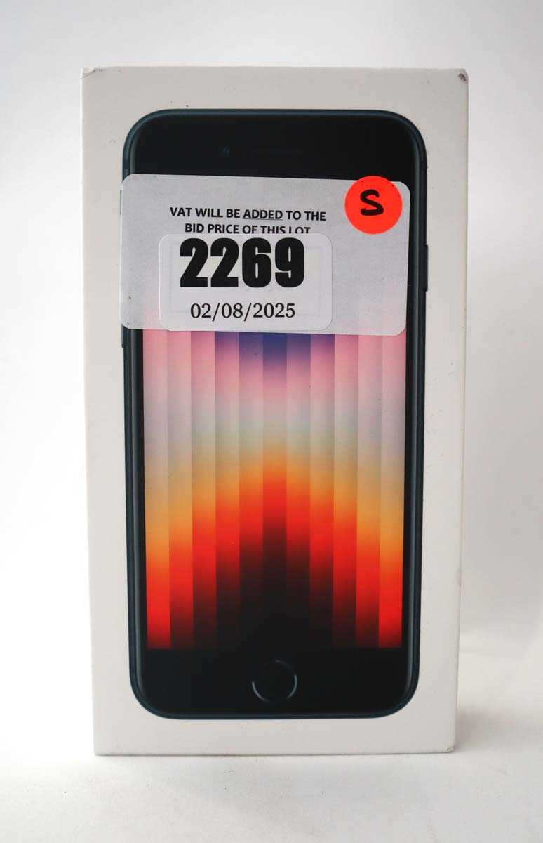 Lot 2269 - *Sealed* iPhone SE 2022 64GB Midnight