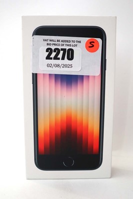 Lot 2270 - *Sealed* iPhone SE 2022 64GB Midnight