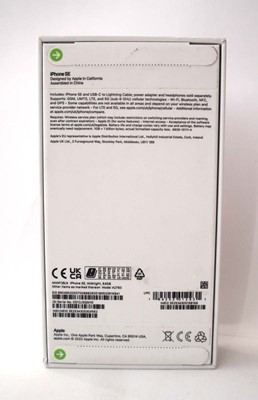 Lot 2270 - *Sealed* iPhone SE 2022 64GB Midnight