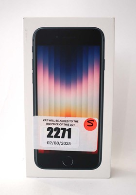 Lot 2271 - *Sealed* iPhone SE 2022 64GB Midnight