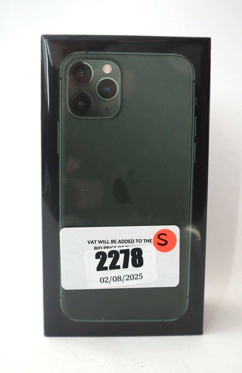 Lot 2278 - *Sealed* iPhone 11 Pro 256GB Midnight Green