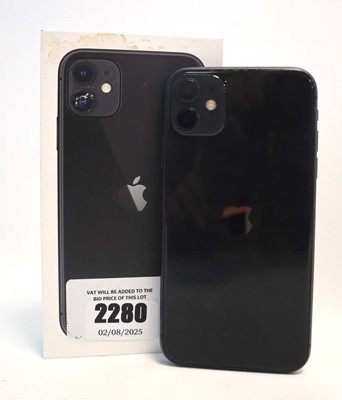 Lot 2280 - iPhone 11 128GB Black with box