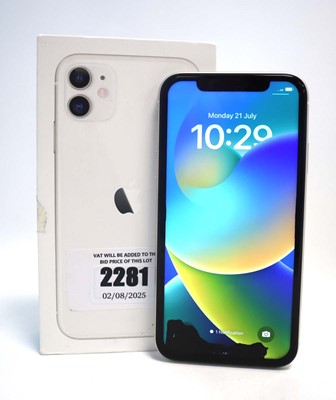 Lot 2281 - iPhone 11 256GB White with box