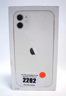 Lot 2282 - iPhone 11 64GB White with box