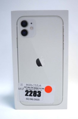 Lot 2283 - iPhone 11 64GB White with box