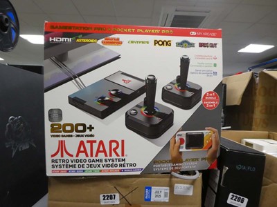 Lot 2208 - Atari pocket player pro portable gaming system