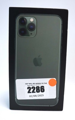 Lot 2286 - iPhone 11 Pro 64GB Midnight Green with box