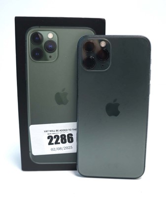 Lot 2286 - iPhone 11 Pro 64GB Midnight Green with box