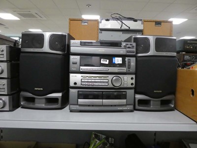 Lot 2214 - Aiwa mini hifi system consisting of a CD 5...