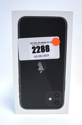 Lot 2288 - iPhone 11 64GB Black with box