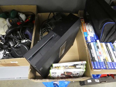 Lot 2218 - Xbox One console with cables and three Xbox...