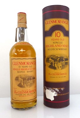 Lot 123 - An old bottle of Glenmorangie 10 year old...