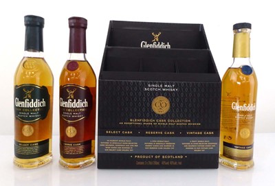 Lot 125 - A part Glenfiddich Cask Collection set of 20cl...